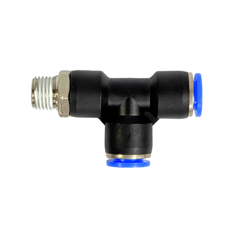 Conector T con rosca lateral