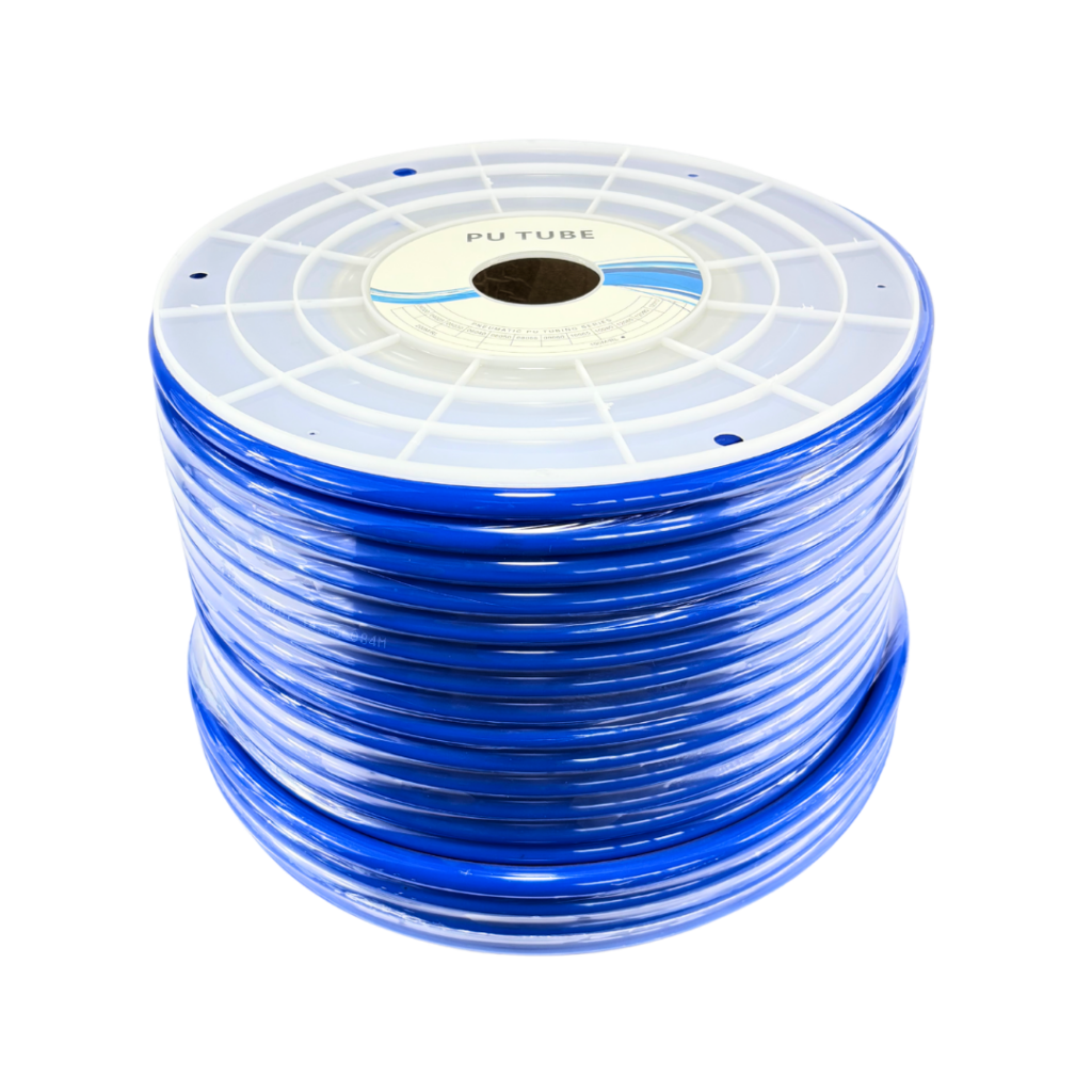 manguera de poliuretano azul transparente